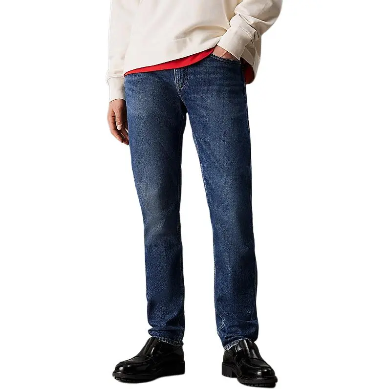 CALVIN KLEIN Jeans Europe Version Men's Bright Blue