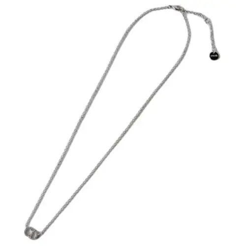 DIOR Palladium Plated Necklaces Women's Gold/Silver
