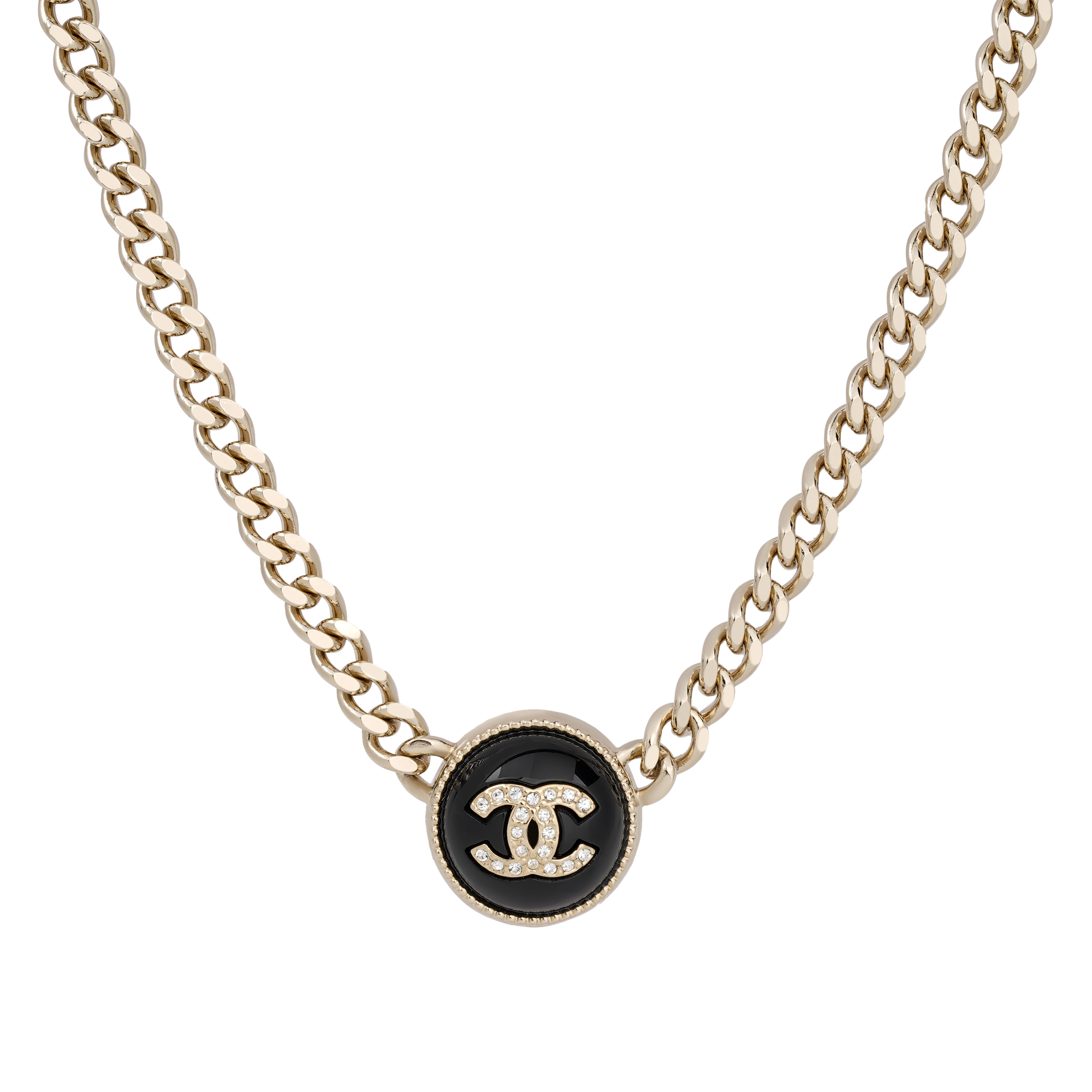 Женское колье Chanel (золотое)