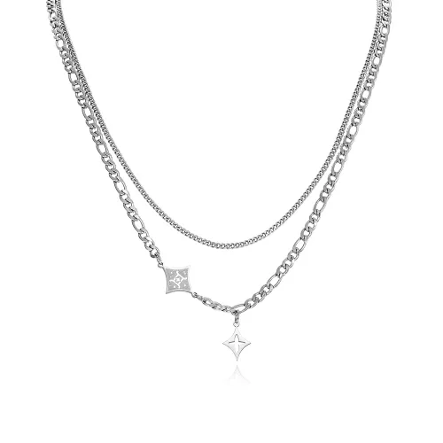 Zeroline Titanium Steel Layering Chain Unisex