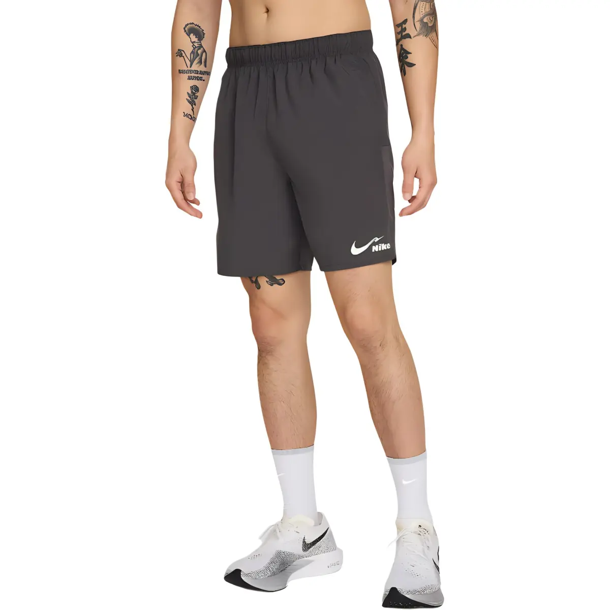 Nike Challenger Casual Shorts Men's Medium Gray/Summit White