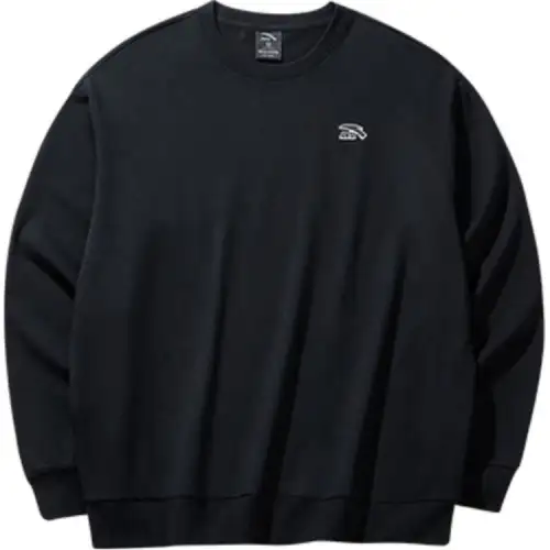 Anta Sports Life Collection Sweatshirt Unisex Basic Black