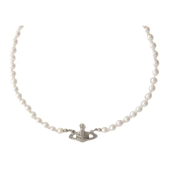 Vivienne Westwood Mini Bas Relief faux-pearl necklace