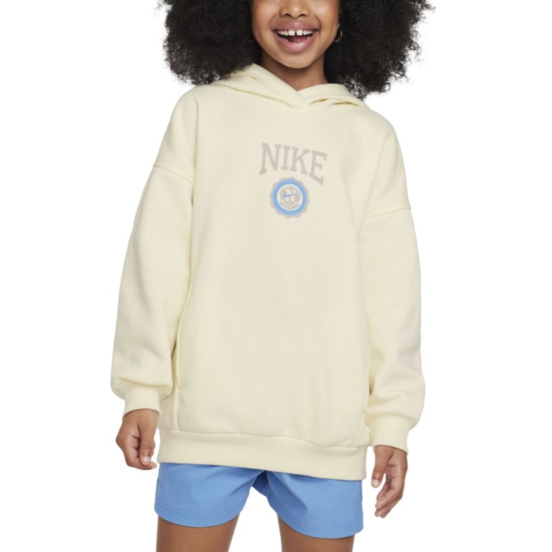 Женское худи Nike Nike Sportswear Club FLEECE / (бежево-серое)