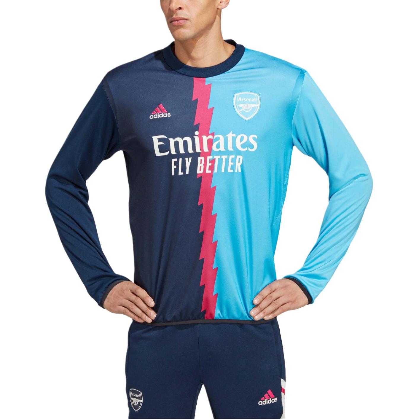 Adidas ArsenalAEROREADY Soccer Jersey Men’s Marine Blue/Sky Blue