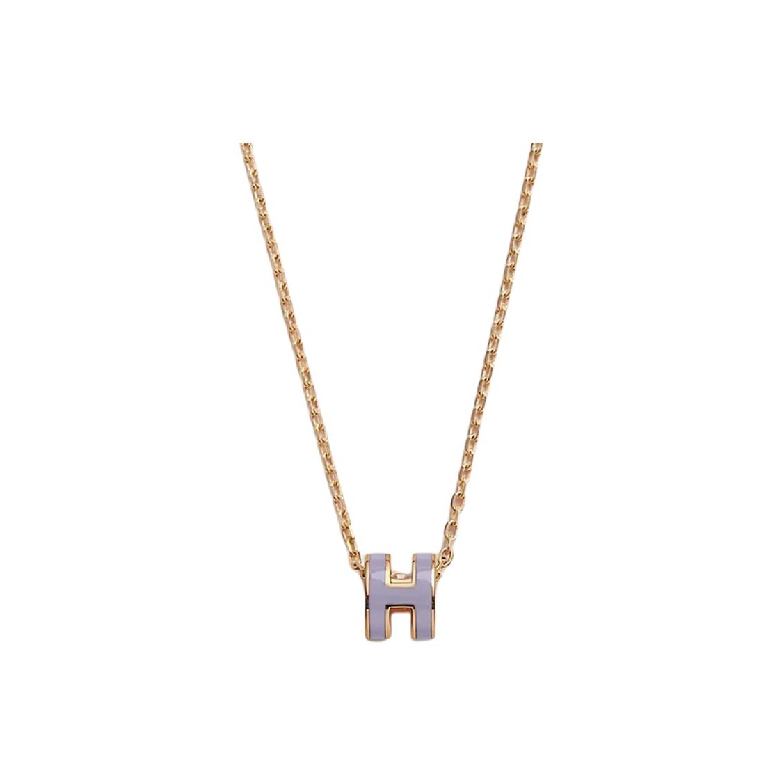 Подвеска Hermes Mini Pop H (фиолетовая)
