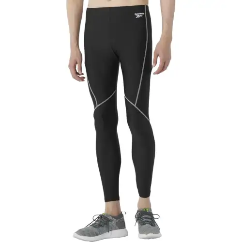 Reebok Sports Pants Men's Black Silver