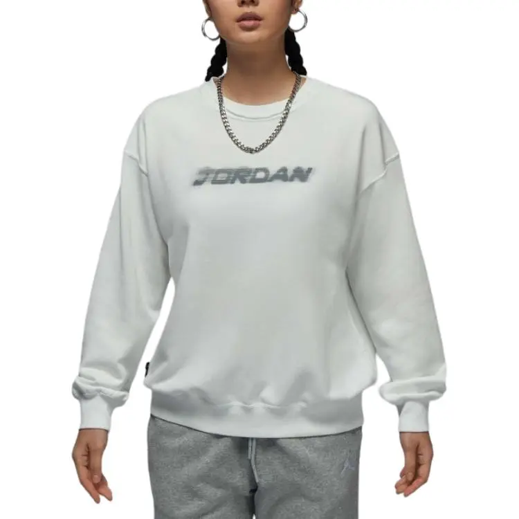 Jordan BRKLN FLC FT CREW 24 GC Sweatshirt Women's White
