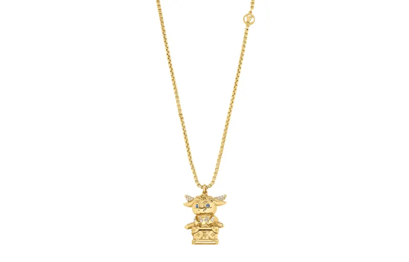 LOUIS VUITTON Rodeo Necklaces Women's Gold