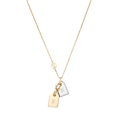 LOUIS VUITTON NANOGRAM Necklaces Women's Rose Gold