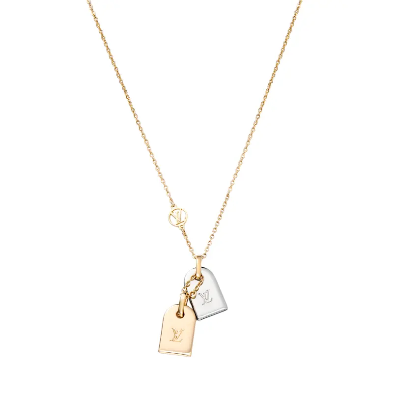 LOUIS VUITTON NANOGRAM Necklaces Women's Rose Gold