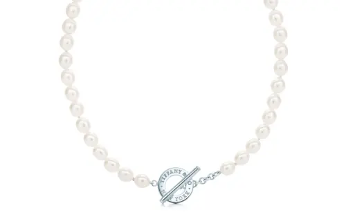 TIFFANY & CO. Sterling Silver Freshwater Pearl Necklaces Women's White