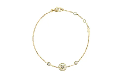 DIOR Zircon 18K Gold Necklaces Women's