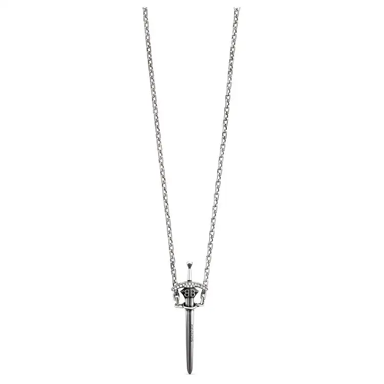 Balenciaga Goth Sword Necklace