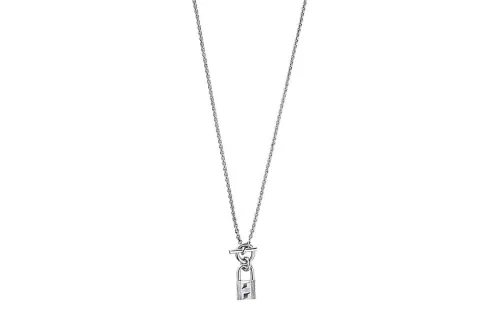 HERMES Sterling Silver Necklaces Unisex