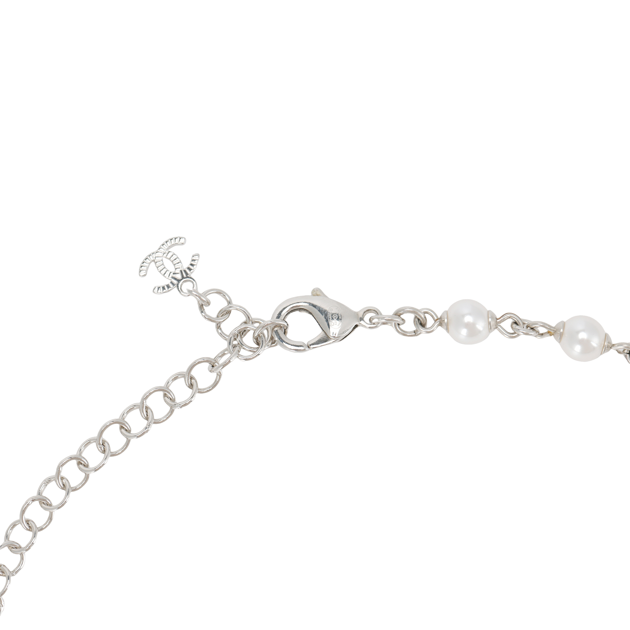 Женская цепочка Chanel 【25C 】C (серебряная) — фото 3