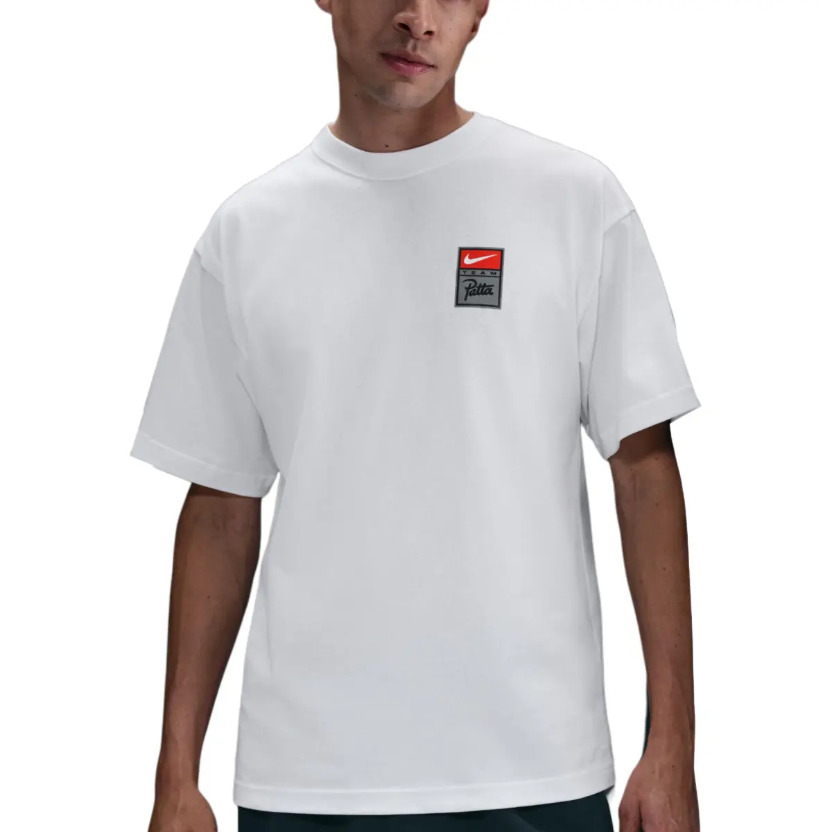 Nike X Patta T-Shirts Men's White Crew Neck Moderate
