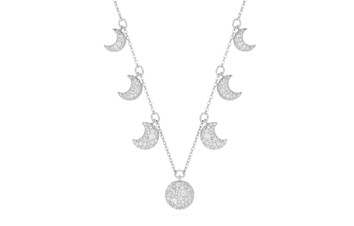 Женское колье Swarovski Sublima (серебристое)