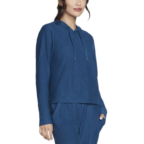Skechers Diamond Brushed Sweatshirt Women's Dark Cyan/Marine Blue