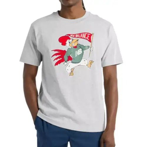 New Balance T Shirt Men's Gray AG
