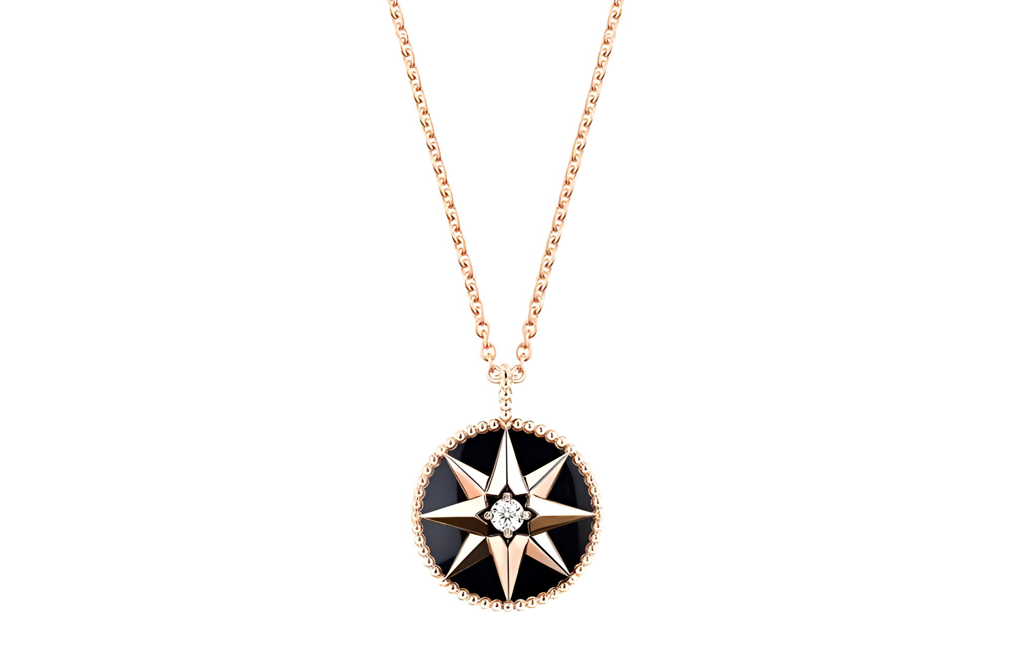 Женское necklace Dior Rose des Vents (золотое)