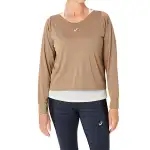 Asics NAGINO RUN Regular T Shirt Women's Pepper/Oat
