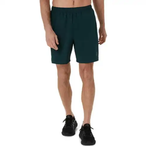 Asics Casual Shorts Men's Saxon Green Mixed Color