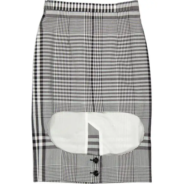 Burberry Casual Long Skirt Women's Gray