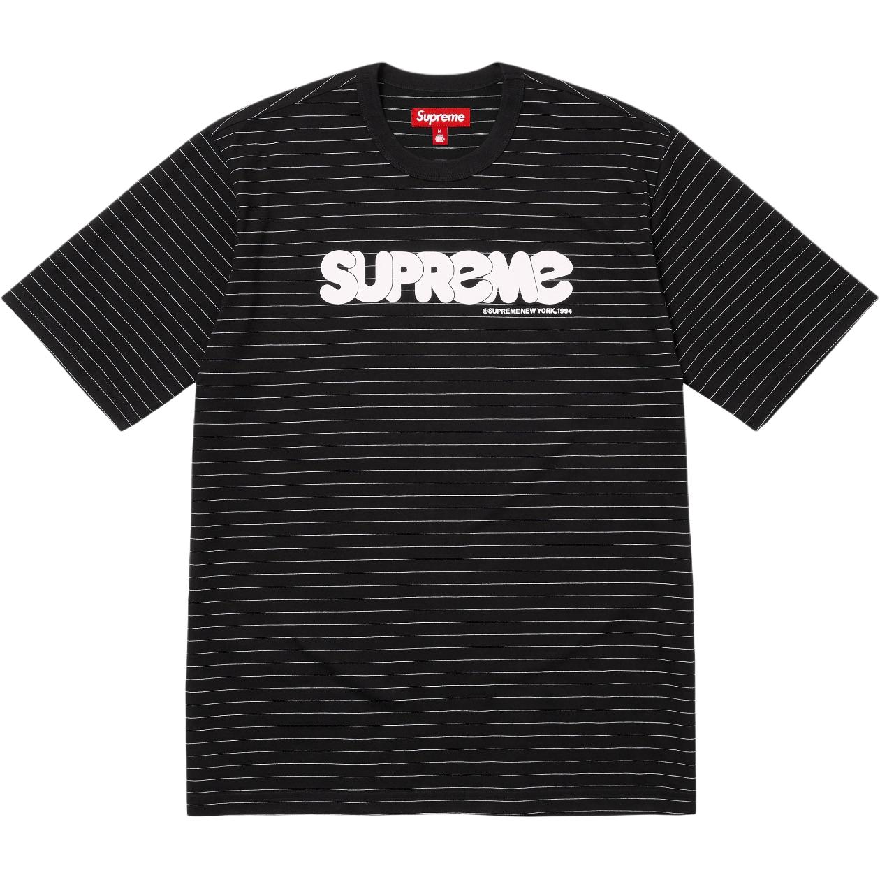 Футболка Supreme SS25 WEEK19 Bubble S/S Top (полосатая)