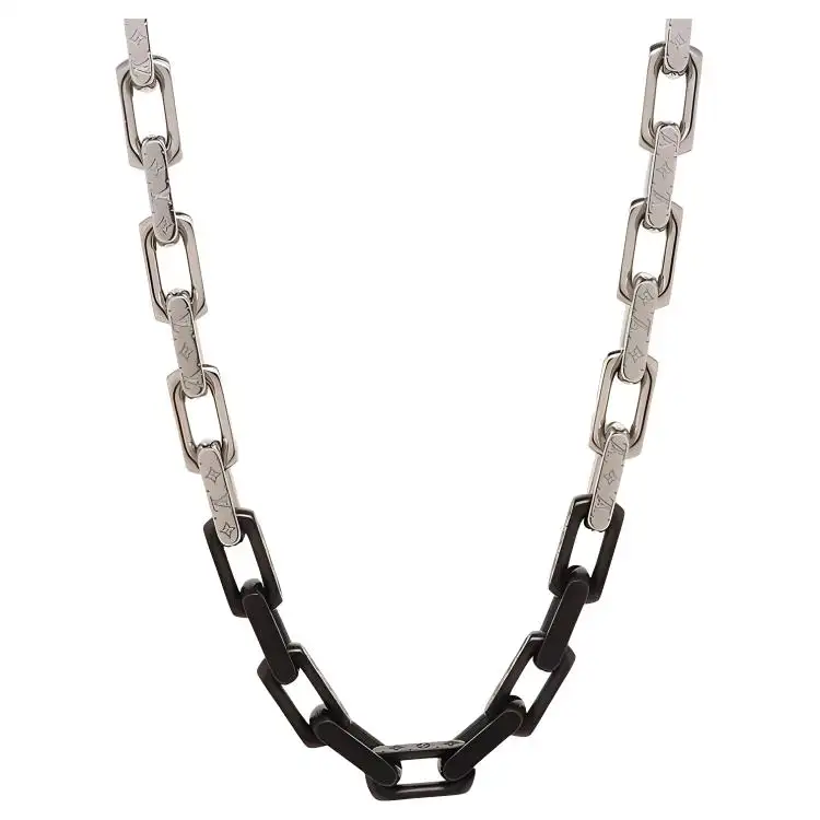 LOUIS VUITTON Monogram Chain Necklace