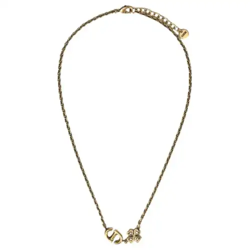 DIOR Brass Necklaces Women's Gold