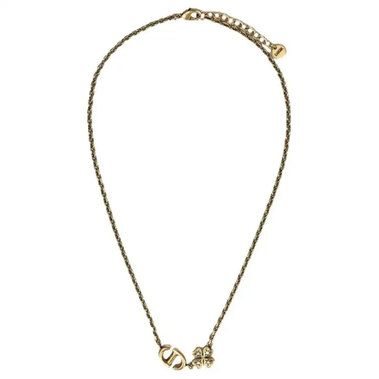 DIOR Brass Necklaces Women's Gold