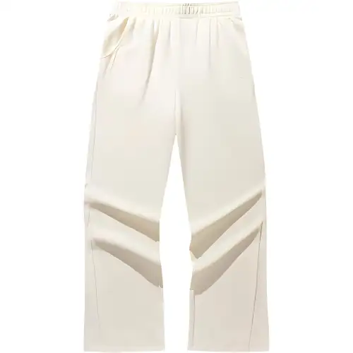 Anta Variety Training Collection Knitted Sweatpants Women's Micro Egg White
