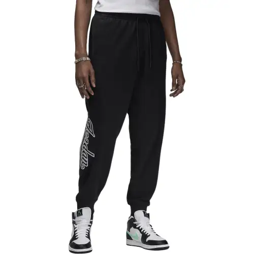 Jordan Flight MVP Knitted Sweatpants Men's Black/White/White