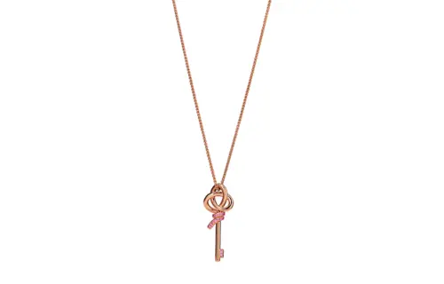 TIFFANY & CO. Tiffany Keys Series Woven mini key shape necklace for women