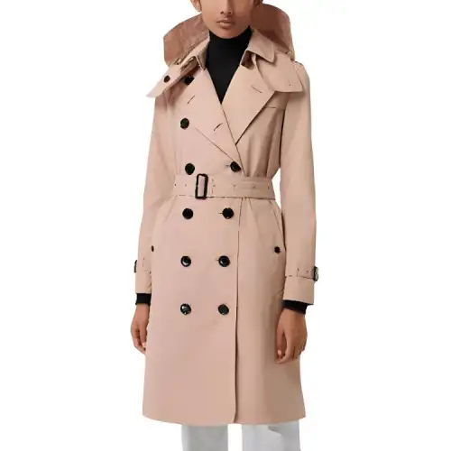 Burberry Trench Coat Women's Pink