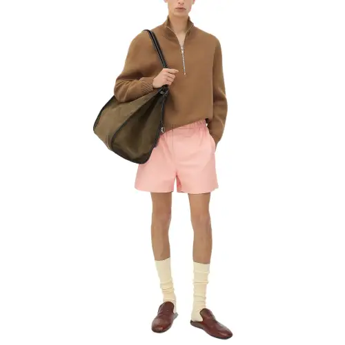 Bottega Veneta Casual Shorts Men's Peach
