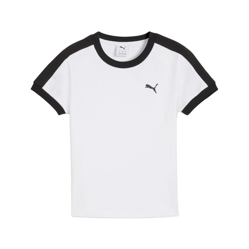 Женская футболка PUMA T7 Slim (черная)