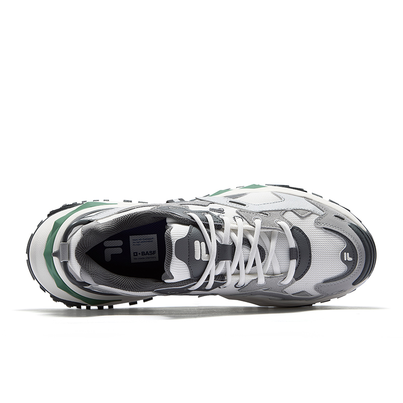 FILA FUSION Bianco Running Shoes Men’s White Gray