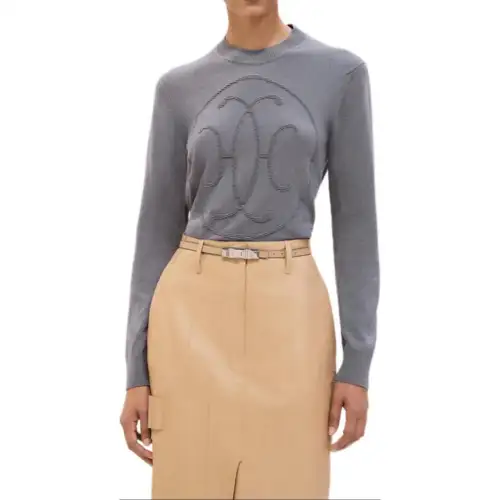 HERMES SS25 Cashmere Sweater Women's Blue