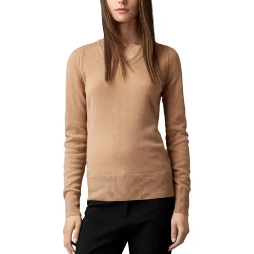 Burberry Cashmere Sweater Women's Khaki