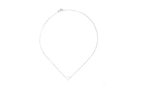 PRADA Diamond Necklaces Women's Silver
