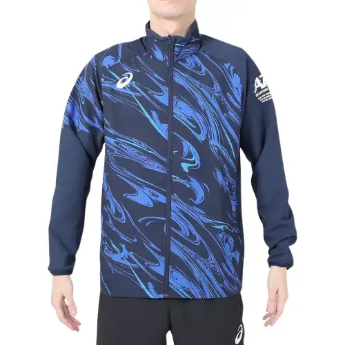 ASICS Jackets & Coats Men's Blue