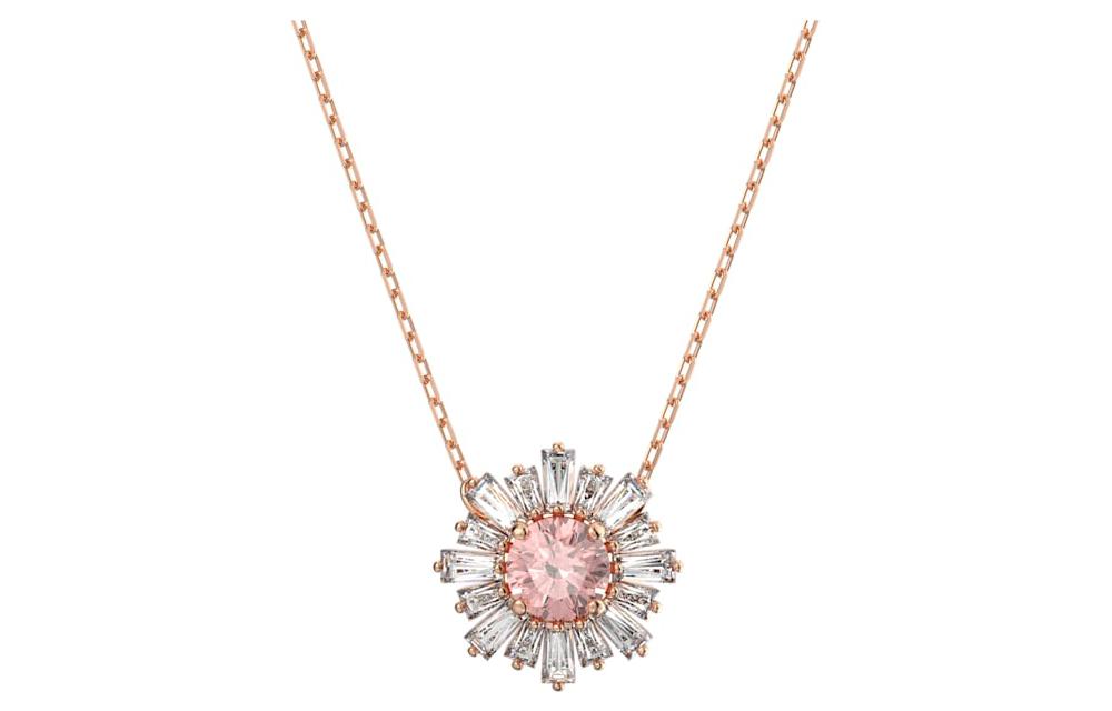 Женское колье Swarovski Idyllia Sunshine (золотое)