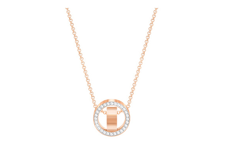 Женская цепочка Swarovski Hollow (золотая)