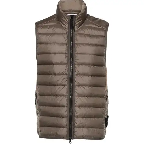 STONE ISLAND High Neck Quilted Gilet