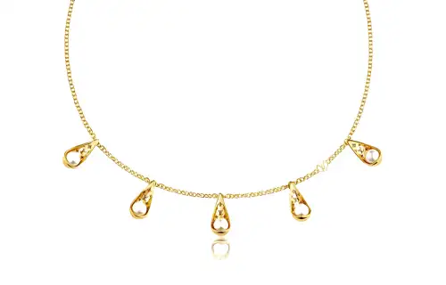 LOUIS VUITTON PEARL Necklaces Women's Gold