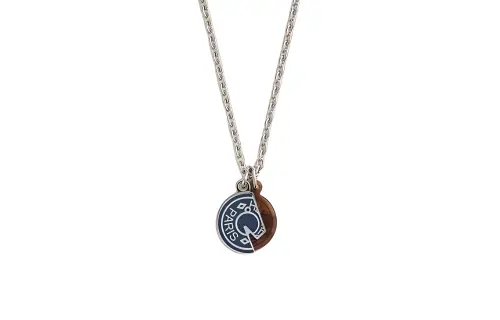HERMES Metal Necklaces Men's Silver