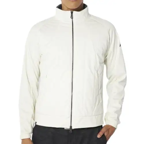 FILA Jackets Men's White Stand Collar Moderate Other