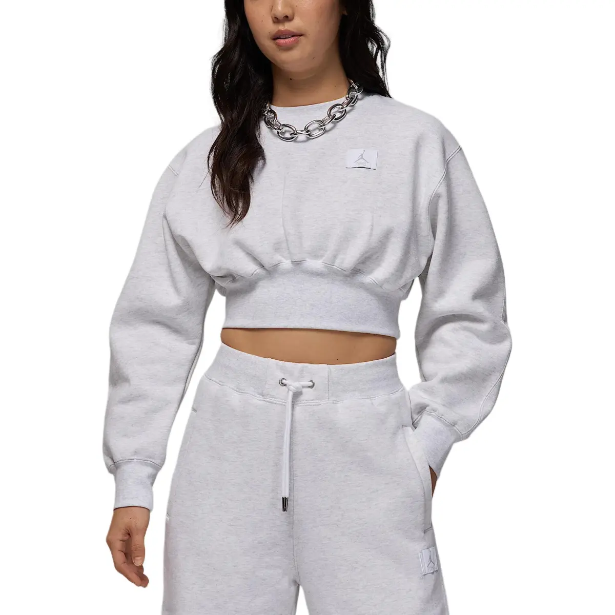 Jordan Sweatshirt Women's Light Gray